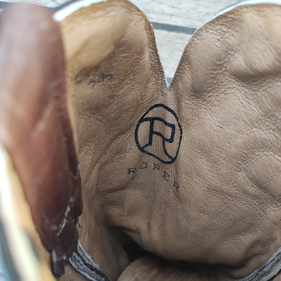 Roper leather wine tote - Picture 4 of 5